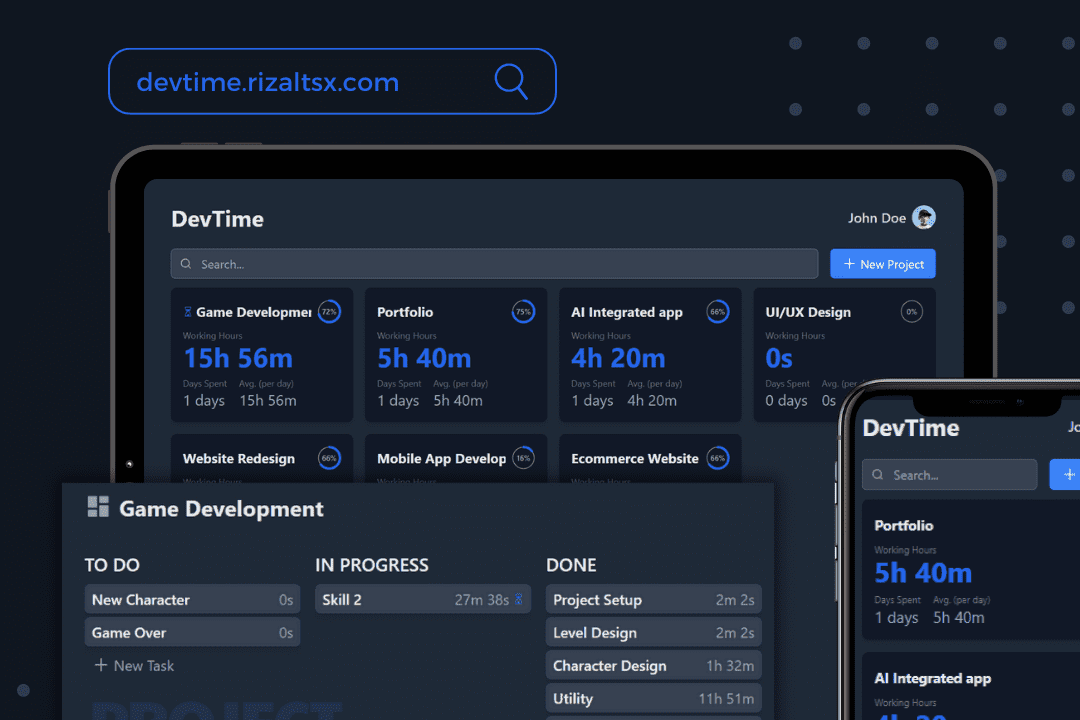 DevTime: Task Tracking Tool